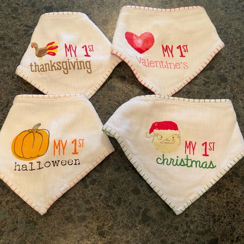 Milestone Bibs by Mudpie